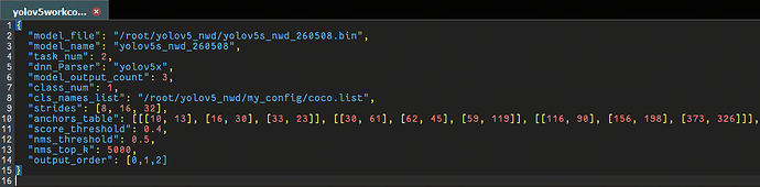 modify the my_config/yolov5workconfig.json